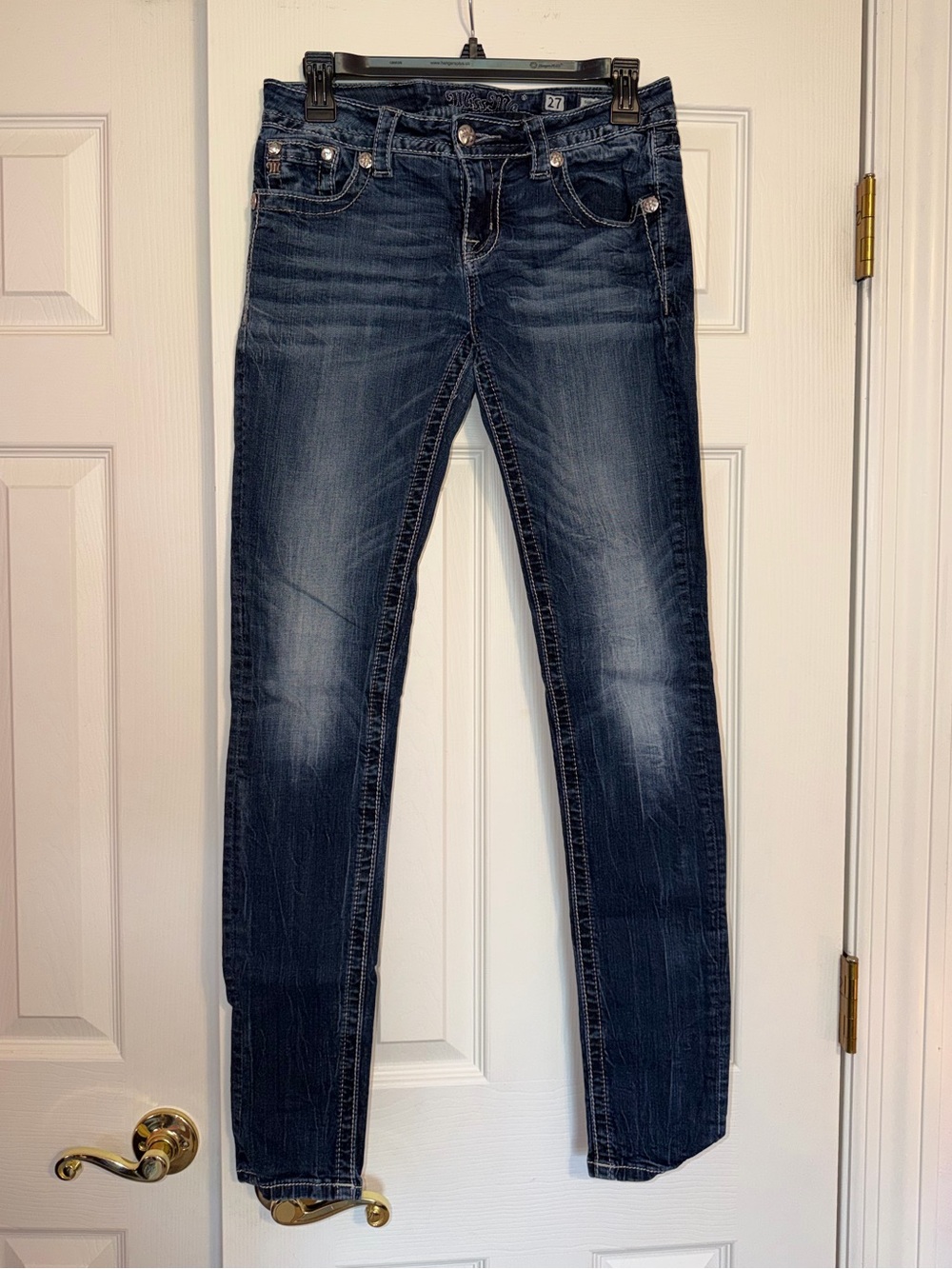 Miss Me Dark Wash Skinny Jeans